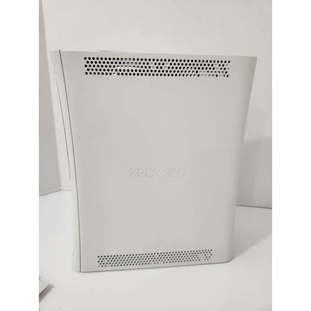 Microsoft Xbox 360 White Console And Manuals Comes With Box See Pictures